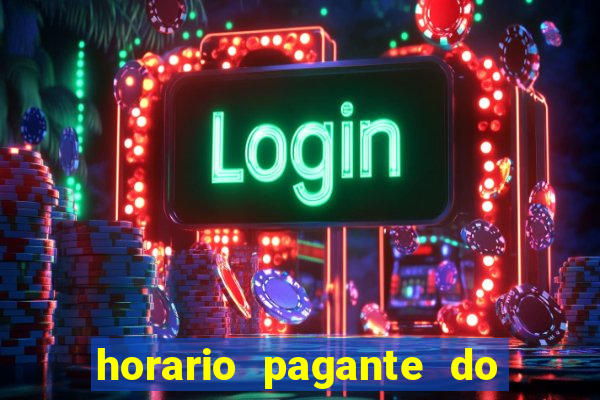 horario pagante do coelho fortune